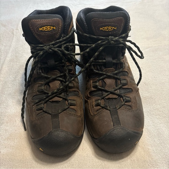 KEEN KEY-TECH Utility Men's Detroit‎ XT Mid Steel Toe Waterproof Work Boot Sz9D - Picture 1 of 12